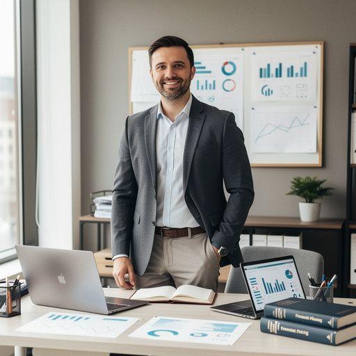 Havi pénzügyi tervezés folyamata, ahol egy könyv alapú tanulási módszert alkalmaznak.